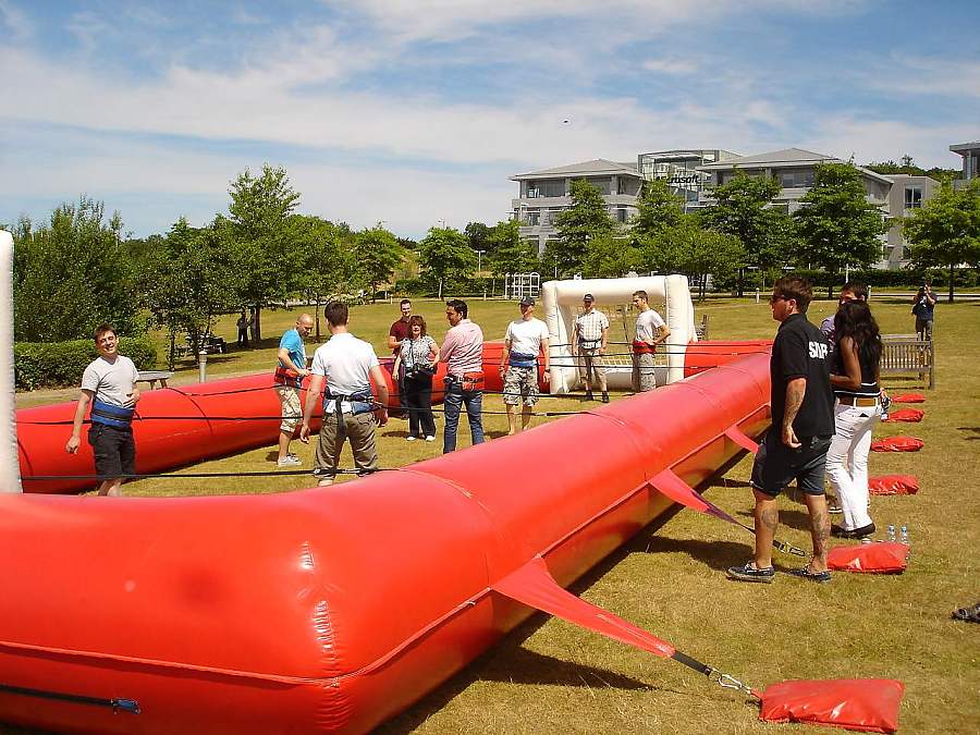 human table football
