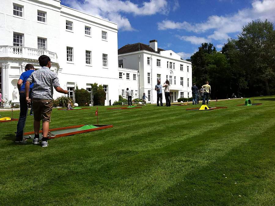 crazy golf hire